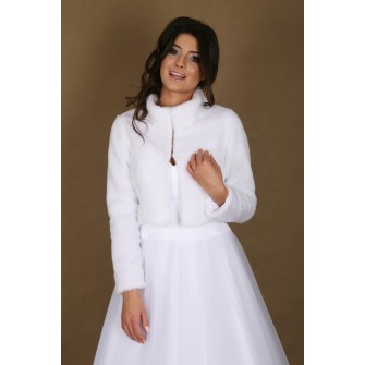 Svadobn&eacute; bolerko B- 94, veľkosť 38, BIELA