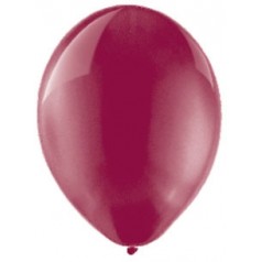 Balóny "Crystal" - BORDOVÉ (25 ks) 