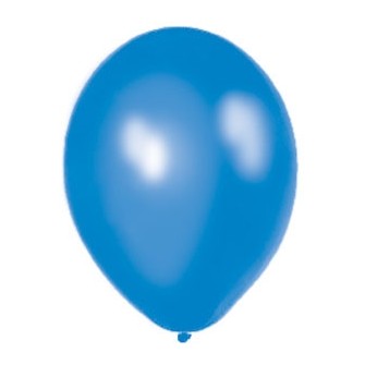 Balóny perleťové - MODRÉ (20 ks) 