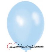 Balóny perleťové - SVETLOMODRÉ (10 ks)  
